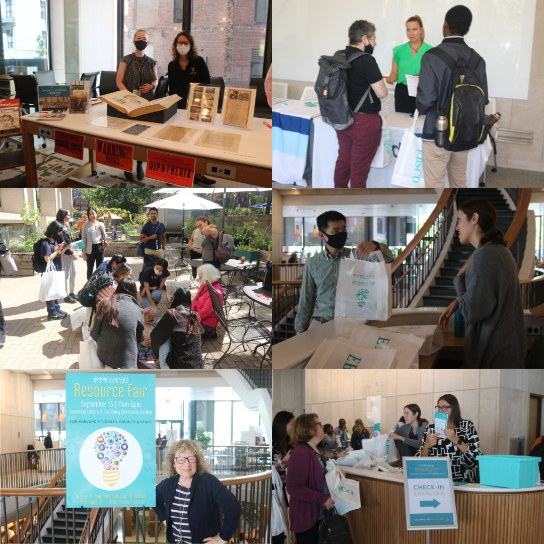 collage of resource fair