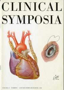 cover of Clinical Symposia 21, no. 1 (January-March 1969) with an anatomical illustration of a heart on the cover