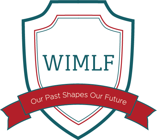 Women in Medicine Legacy Foundation logo, which features a shield and the slogan Our Past Shapes Our Future