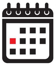 Clip art of a page from a calendar