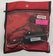 laptop charger in bag