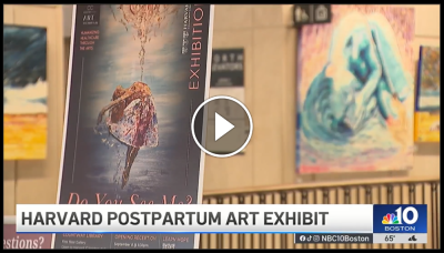 Screenshot of an NBC10 Boston video about the "Do You See Me" exhibition