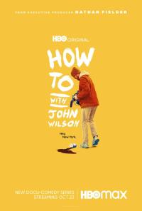 A man dressed casually aims his video camera with an attached microphone toward a takeout cup of coffee that spilled on the ground. An HBO original from executive producer Nathan Fielder, a new docu-comedy series streaming October 23 on HBO Max.