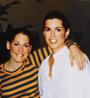 Susan G. Komen standing next to her sister Nan