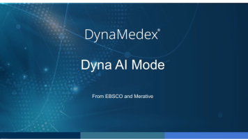 Screenshot from EBSCO demo recording