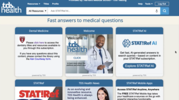 Screenshot from TDS Health demo recording
