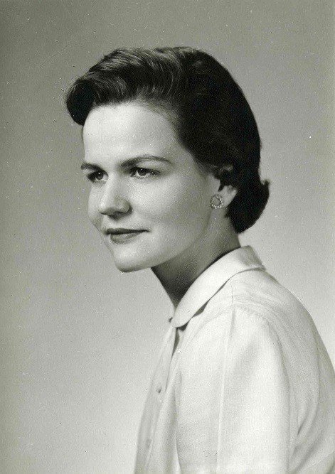 Black and white headshot of Mary Ellen Wohl