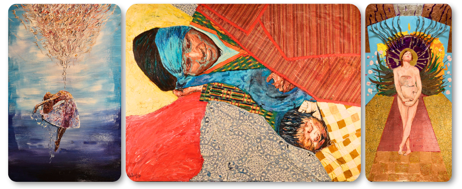 Three paintings by S. Abbas Shobeiri