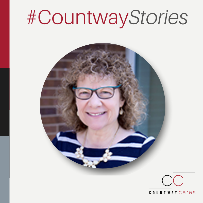 Headshot of Elaine Martin under the text #CountwayStories