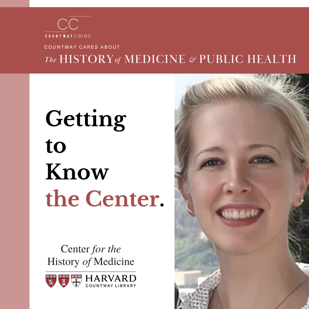 Photo of Jessica Murphy beside text reading "Getting to Know the Center".