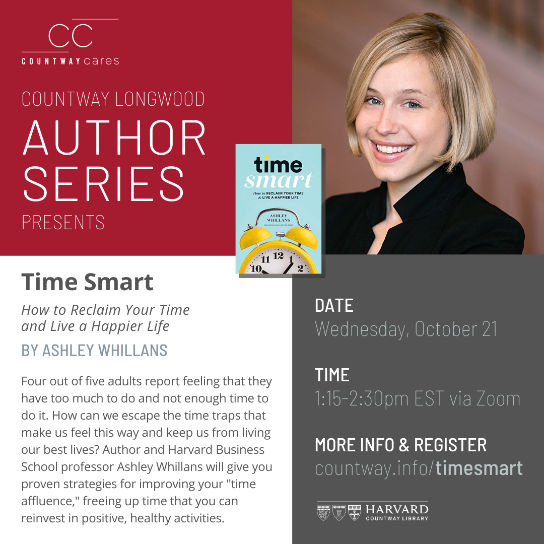 flyer for the Time Smart event (details in article)
