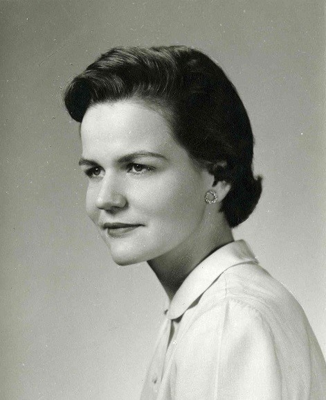 Black and white headshot of Mary Ellen Wohl