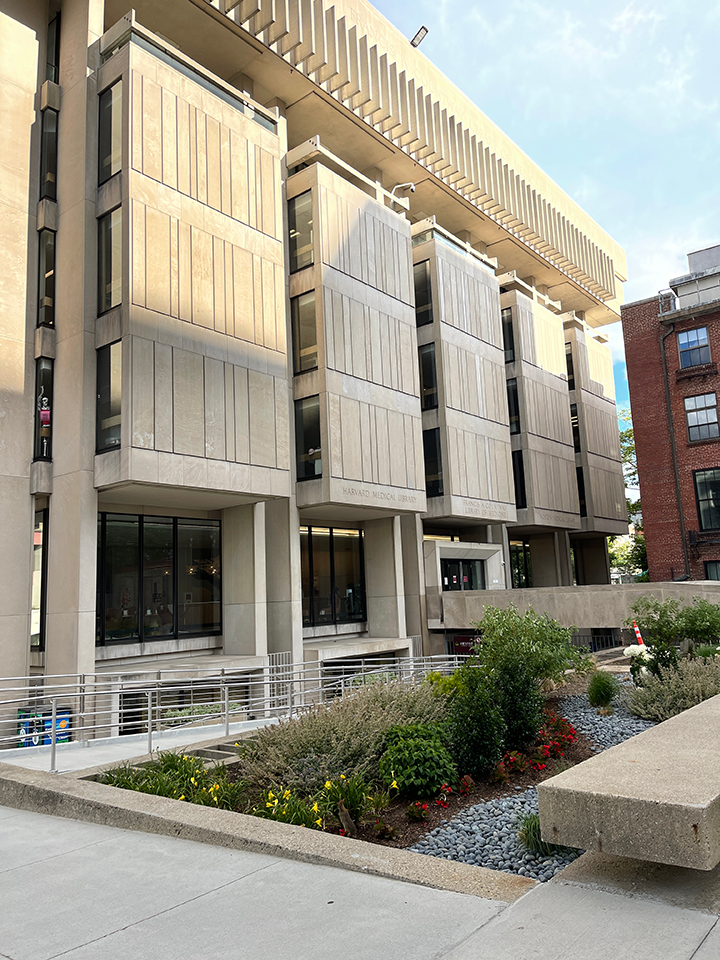 Countway Library building exterior